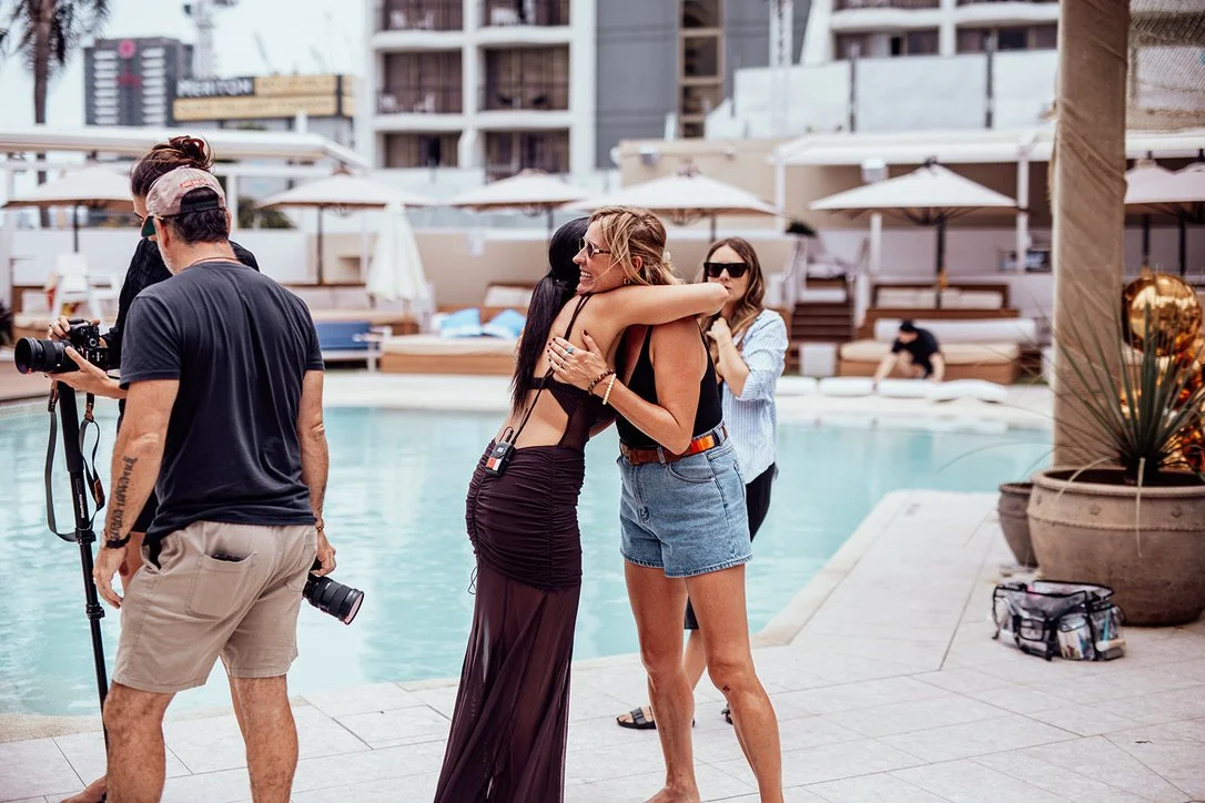 Outdoor beauty and skincare campaign shoot for Vaseline produced by LUME Creative