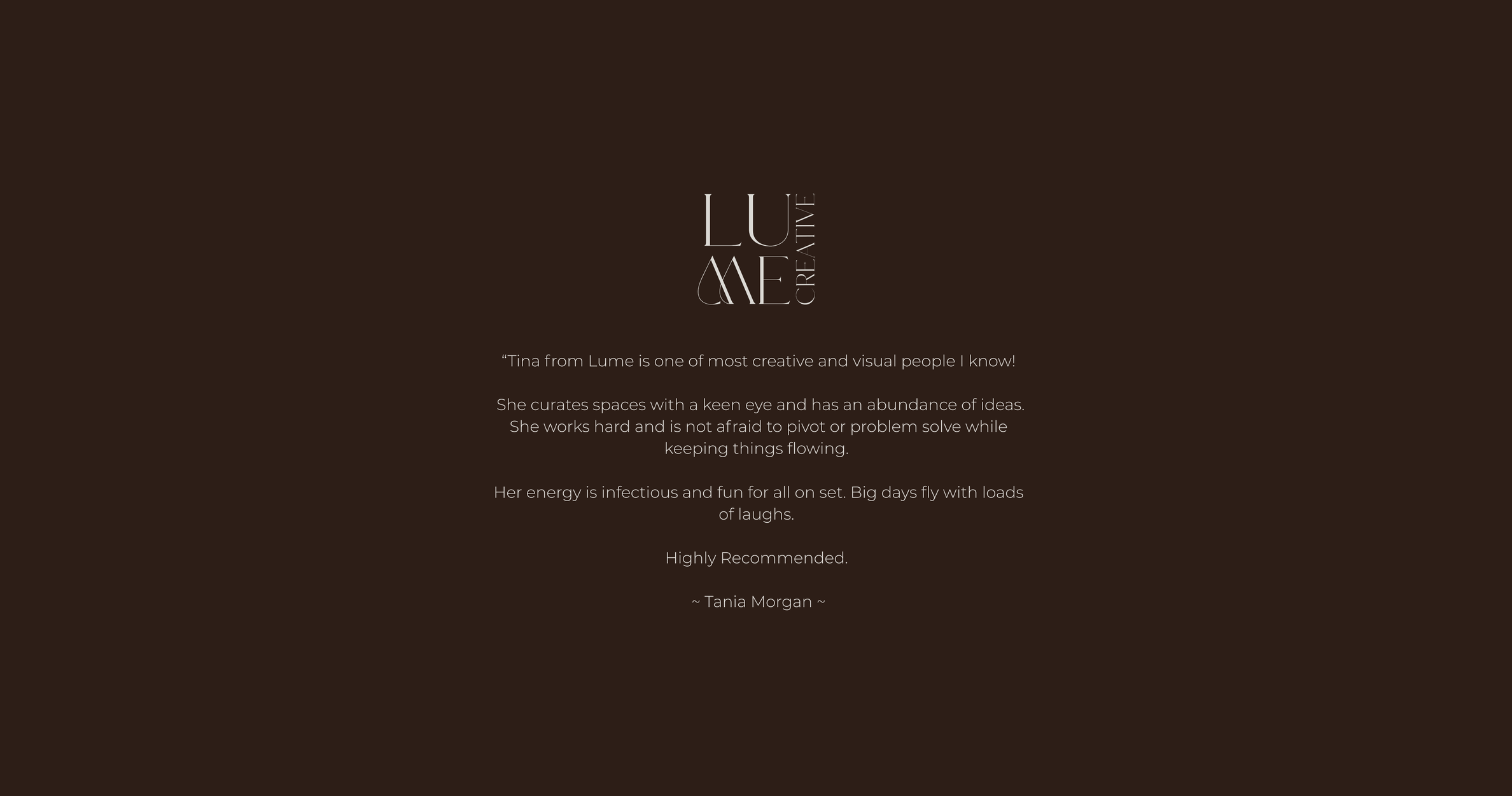 Google Review highlighting LUME Creative’s videography, brand strategy and creative direction services in Byron Bay