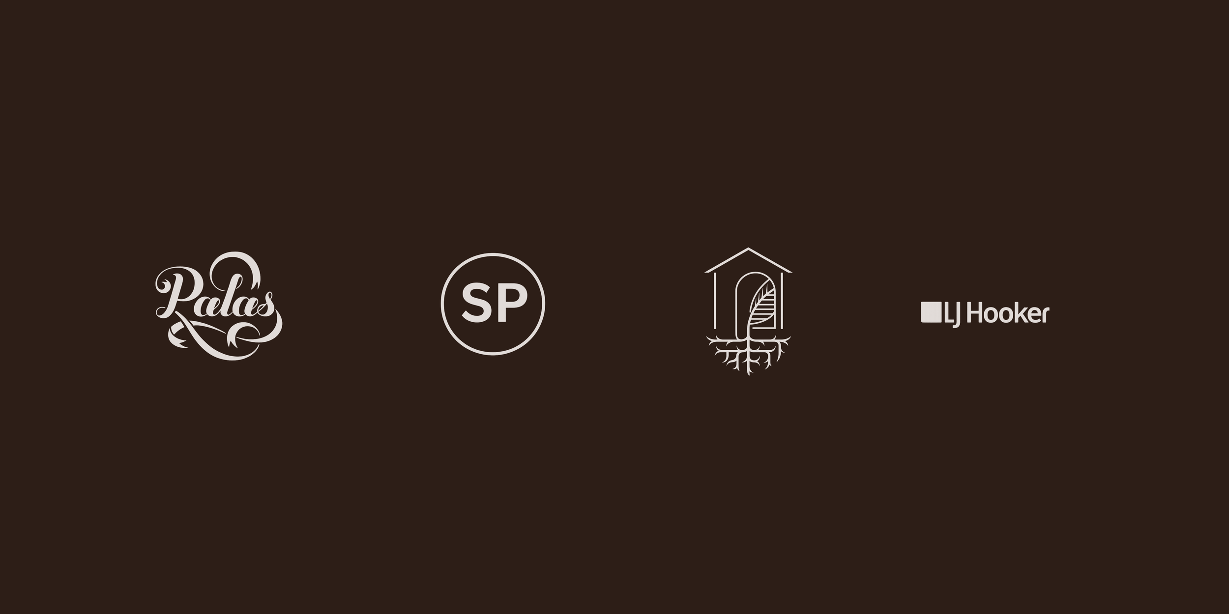 Client logos including Palace, SP Australia, Gold Coast and LJ Hooker featured by LUME Creative, a branding, strategy and content production studio.