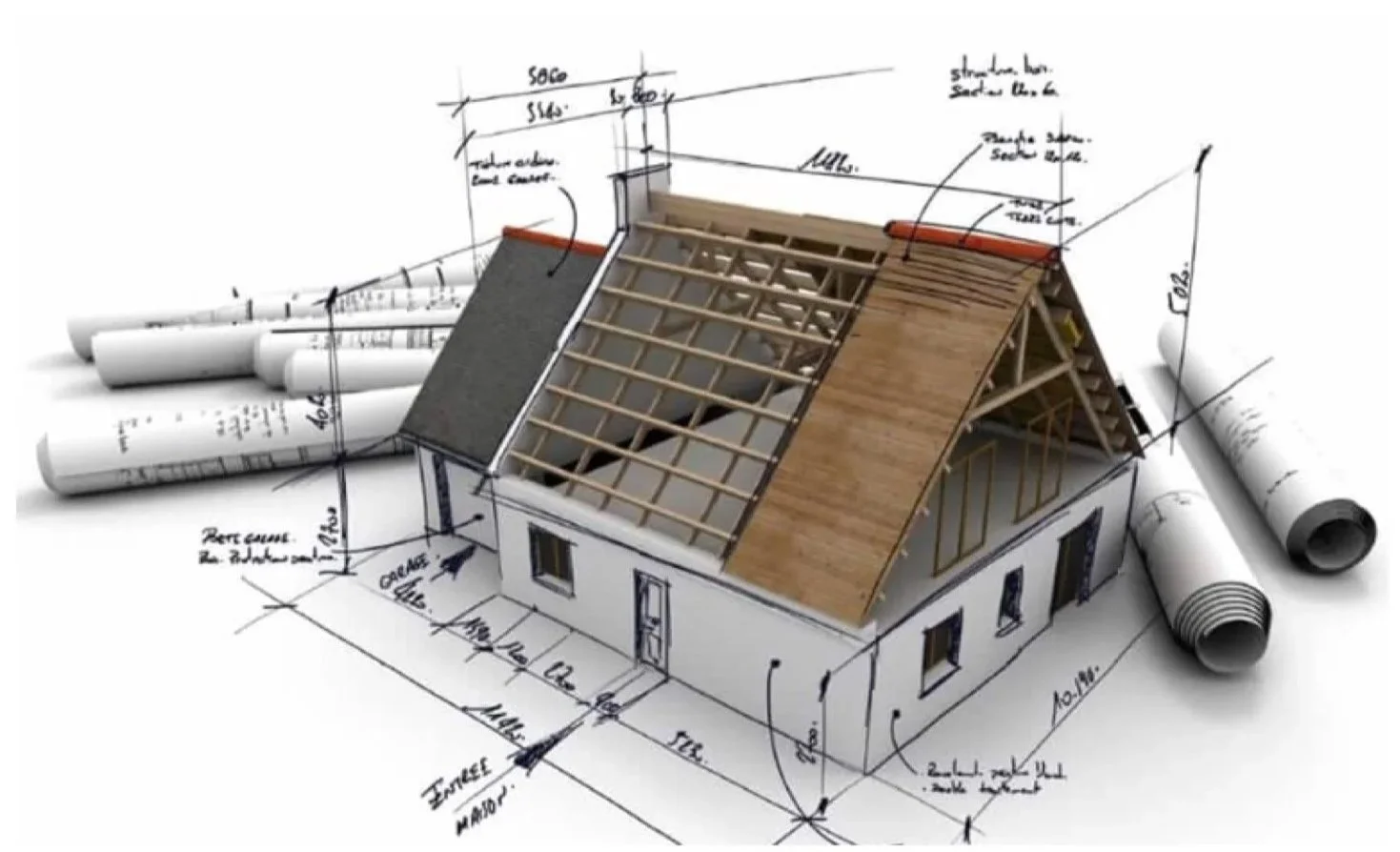 Composite structural sheathing panels installed in residential wall framing