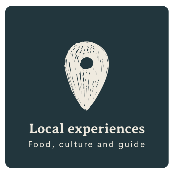 icon: local experiences, food, culture and guide