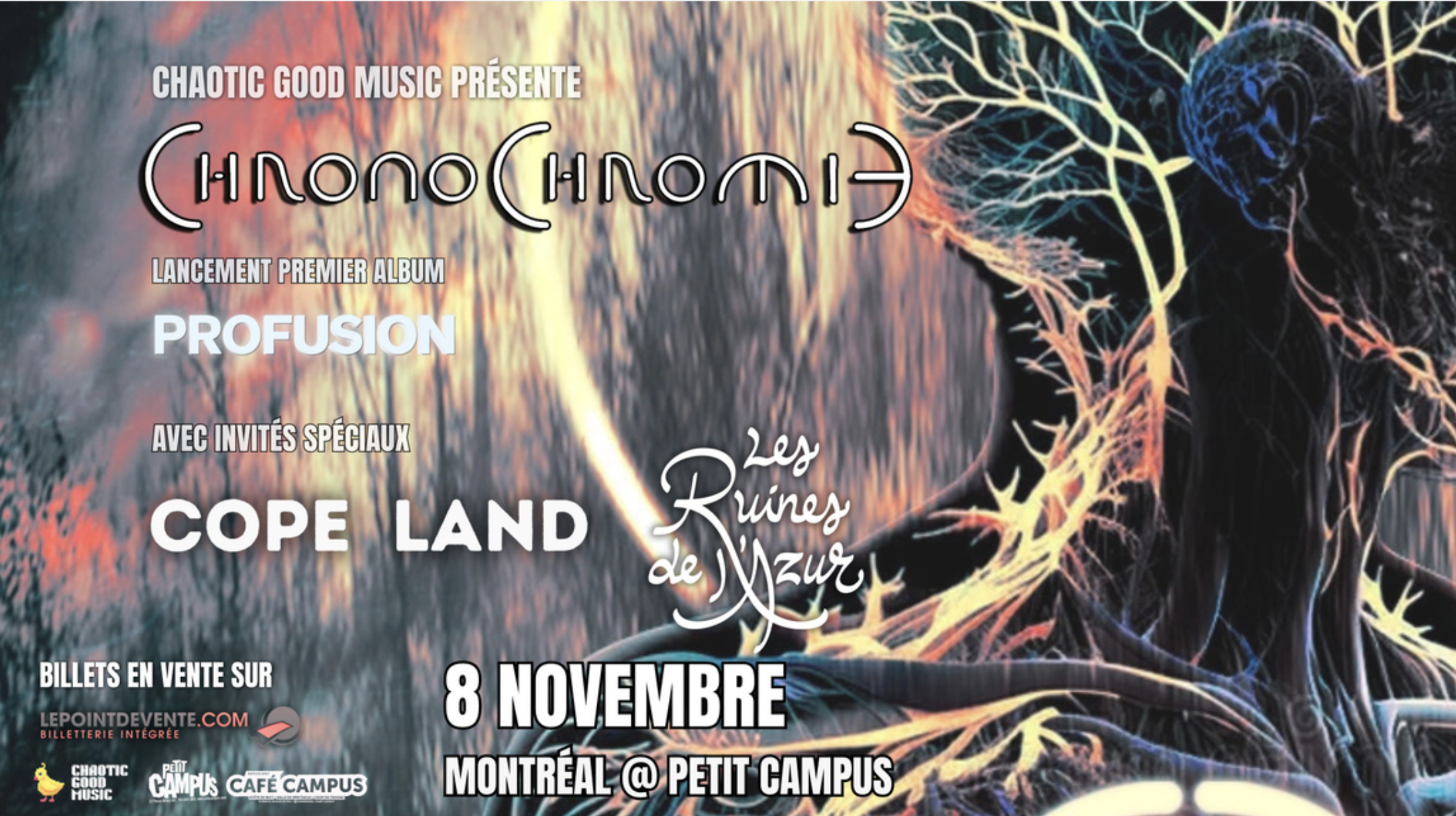 Chronochromie, Cope Land, Les Ruines de l’Azur @Montréal, QC, Canada