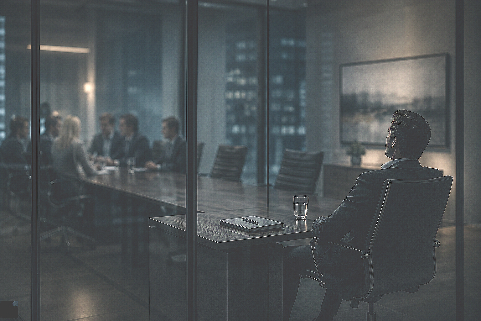 Workplace pressure and fear based leadership in a corporate environment.