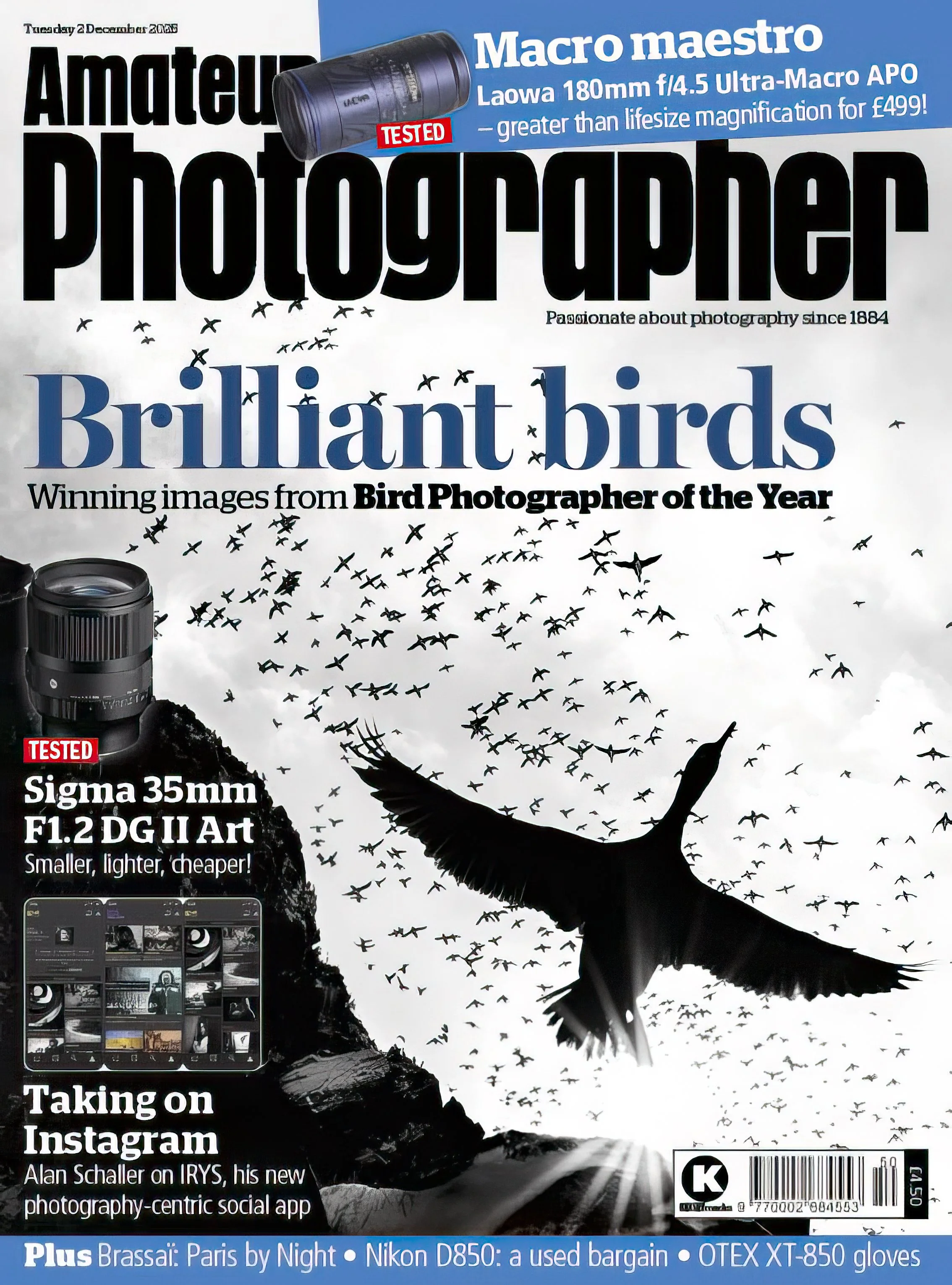 I am excited to share that my work was featured in the world’s oldest photography magazine, where I was selected from numerous submissions to appear in their Reader Portfolio section.  Alongside a showcase of my images, the magazine included a specia