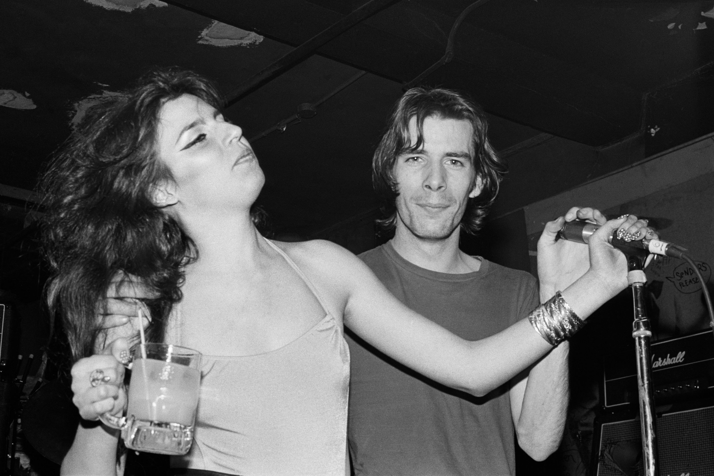 Tish Bellomo & Legs McNeil @ Blitz Benefit @ CBGB's