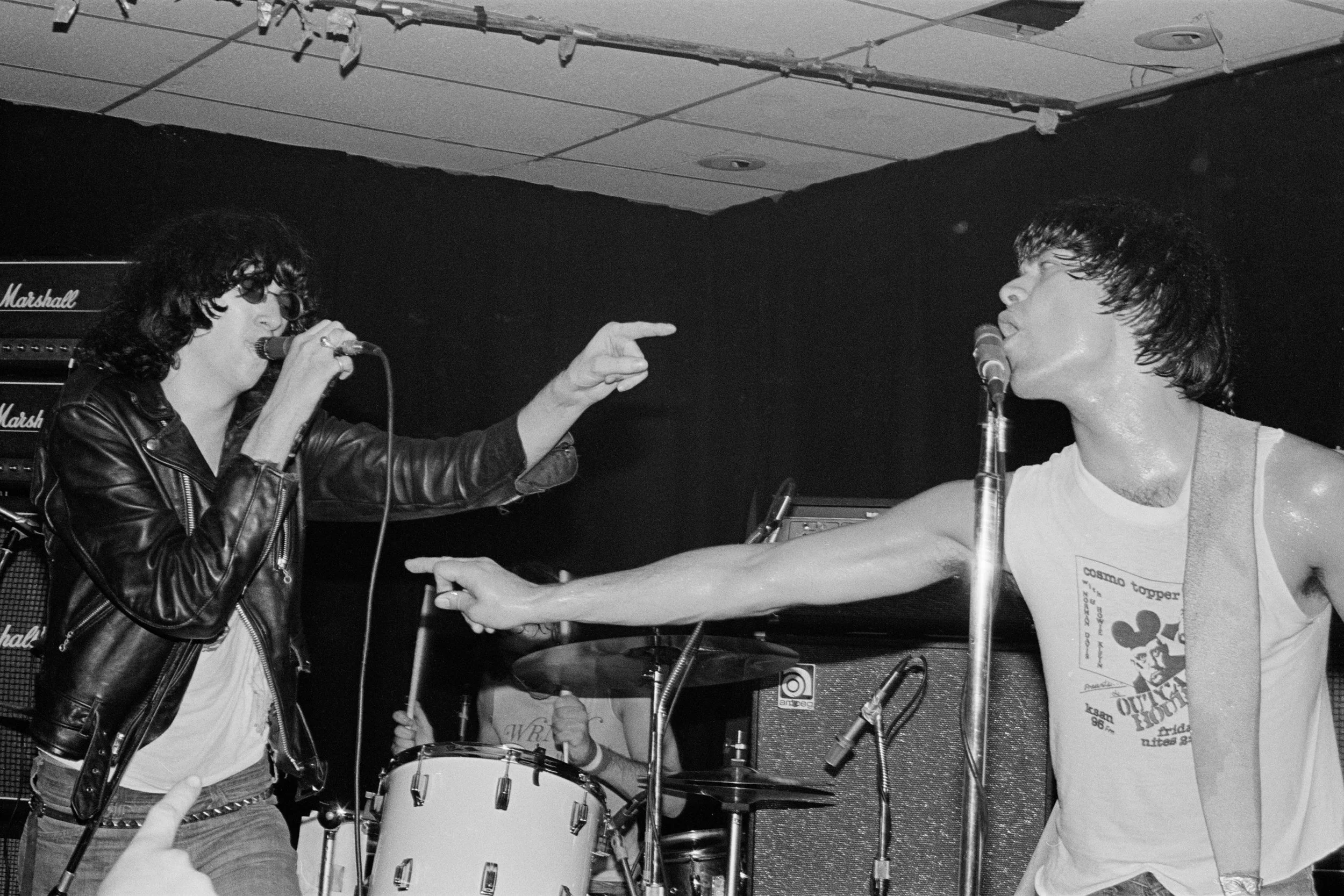 Joey & DeeDee Ramone ~ CBGB's