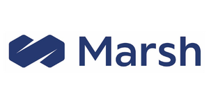Marsh logo with a stylized blue 'M' icon and the word 'Marsh' in blue text.