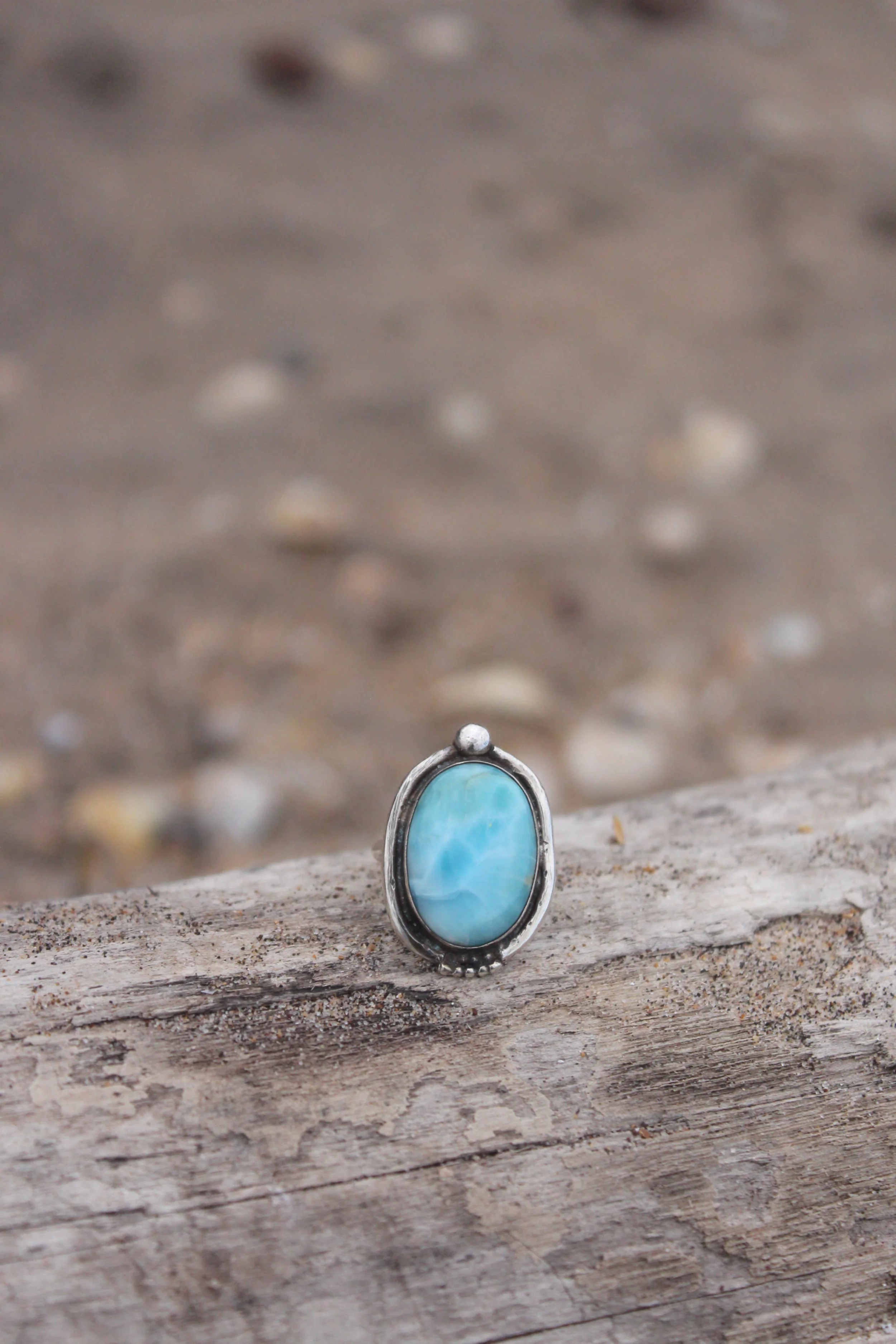 Larimar Mirror Ring