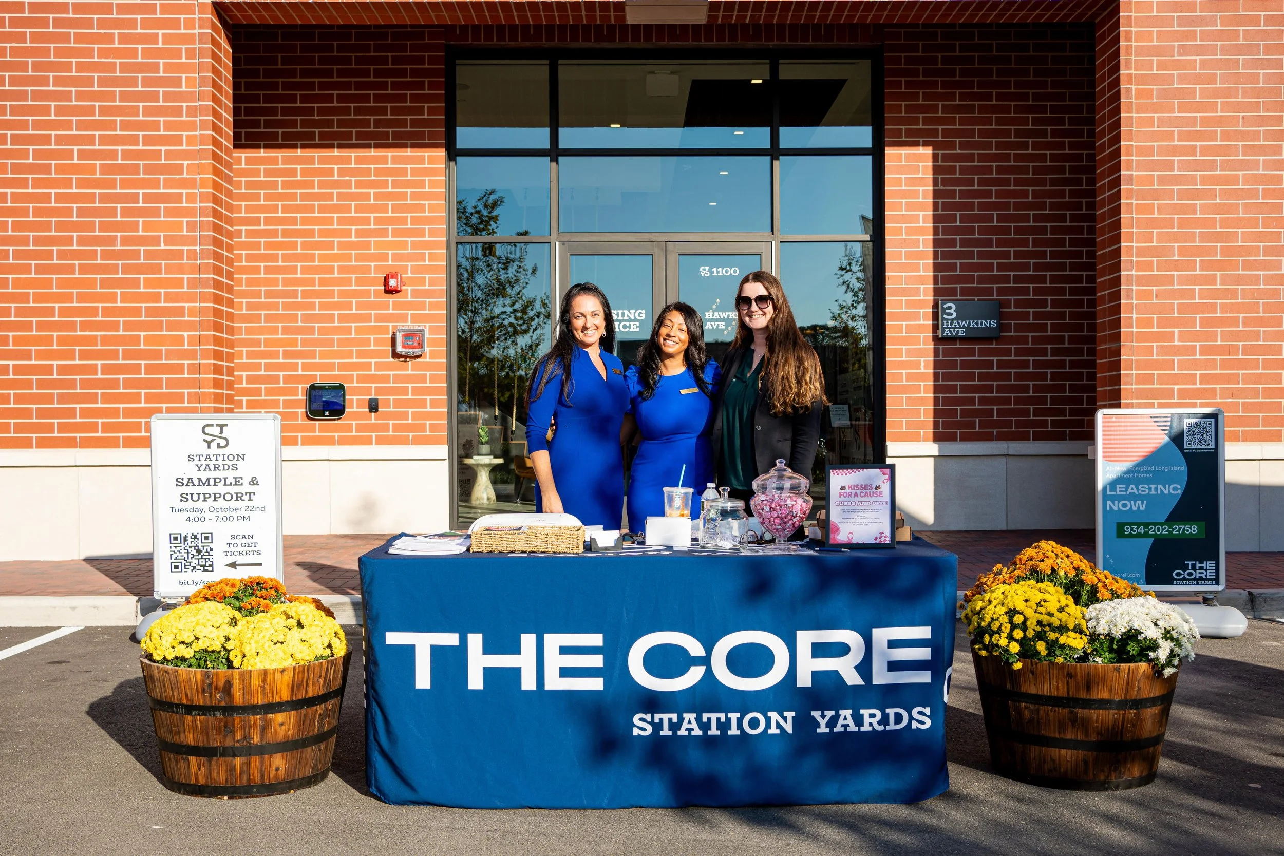 The Core Staff At Branded Booth