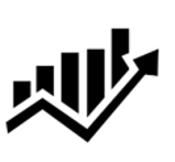 Financial progress icon, representing finance.