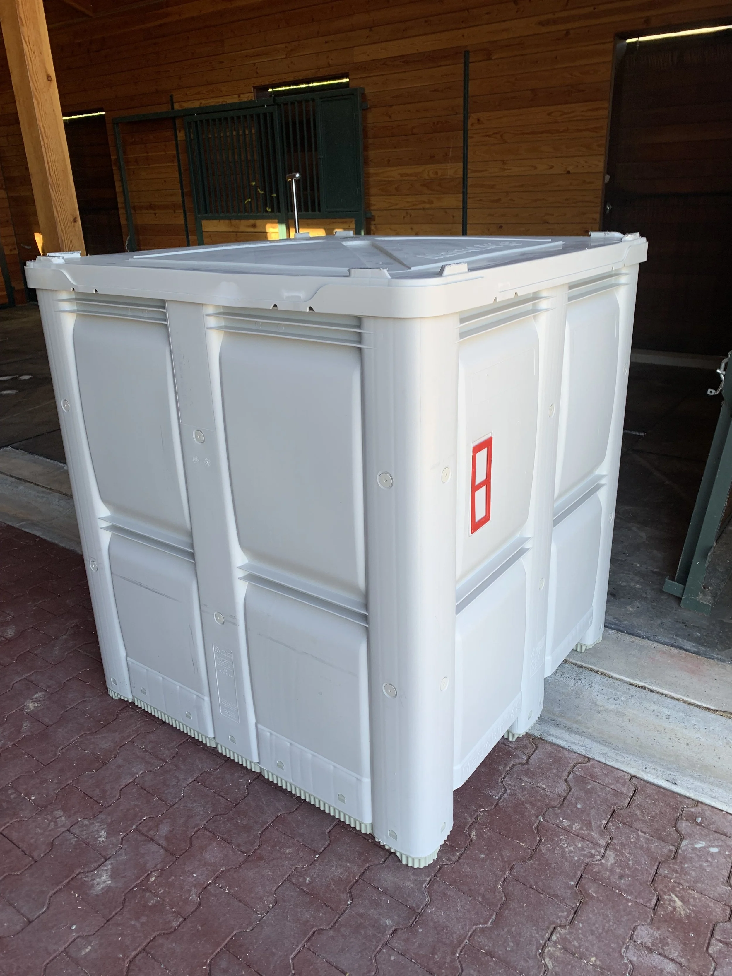 Grape bin is big