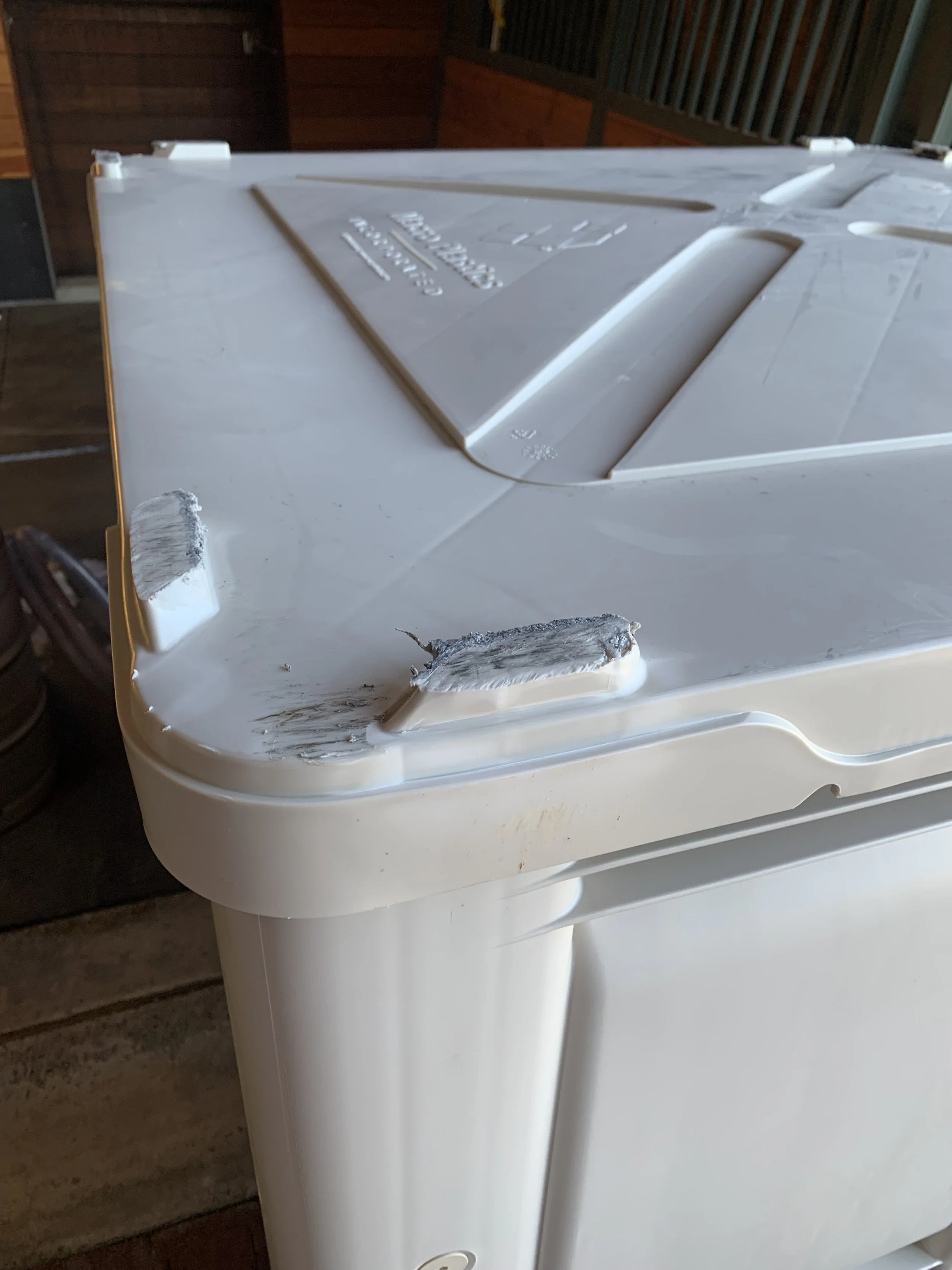 bin scraped up