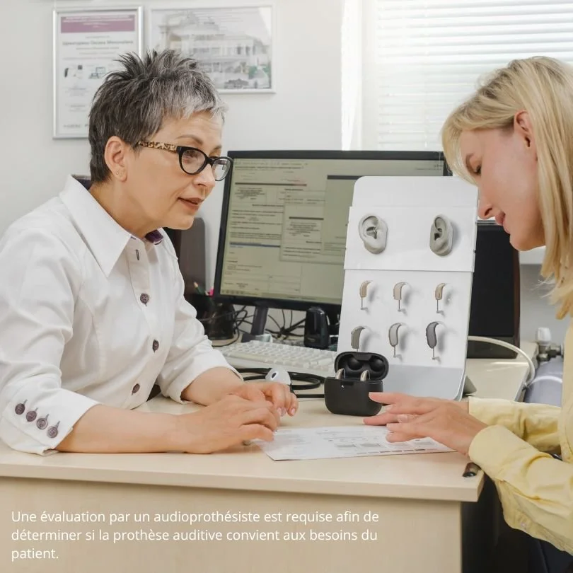 Consultation audioprothétique
