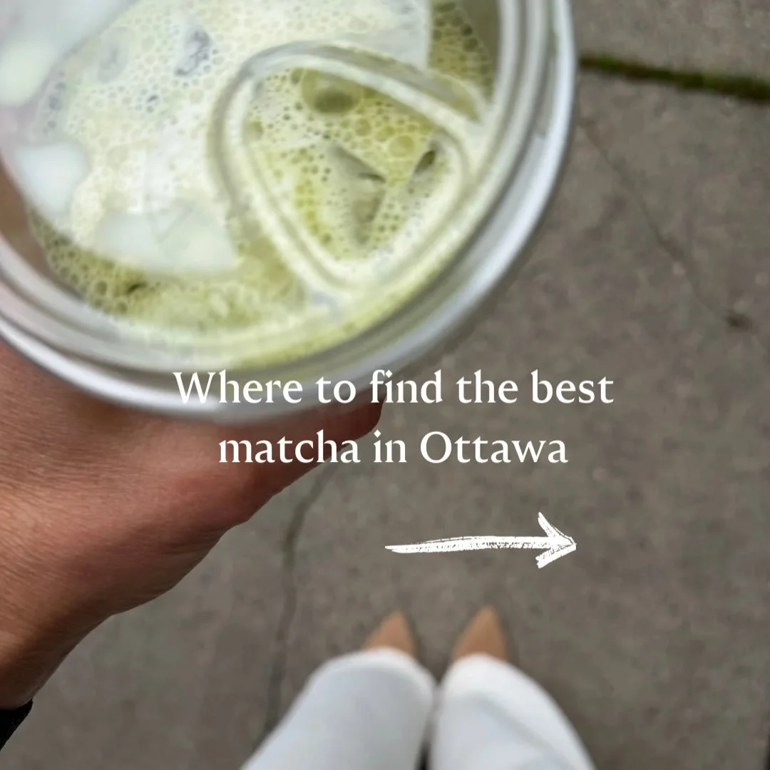 My naturopath recommended I drink more matcha for the incredible health benefits, so I have been on the hunt for the best matcha 🍵

Here are some top spots in Ottawa I will be trying this summer based on my amazing community 💫

Do you have a favour