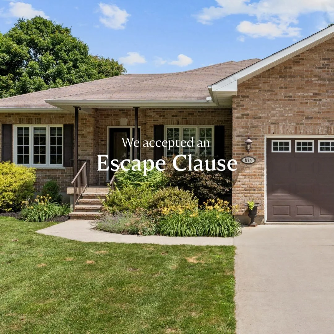 The offer was conditional on the buyer selling their own home. 

Most sellers hear that and say no, and I understand why, as I often advise against it. You are tying up your property on something entirely outside your control, and if the buyers home 