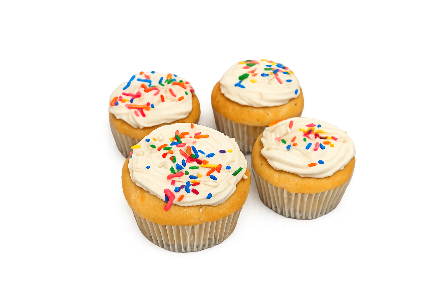 Flower Cup Cakes 4 PK