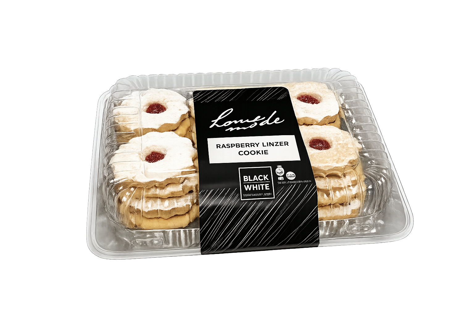 Raspberry Linzer Cookies