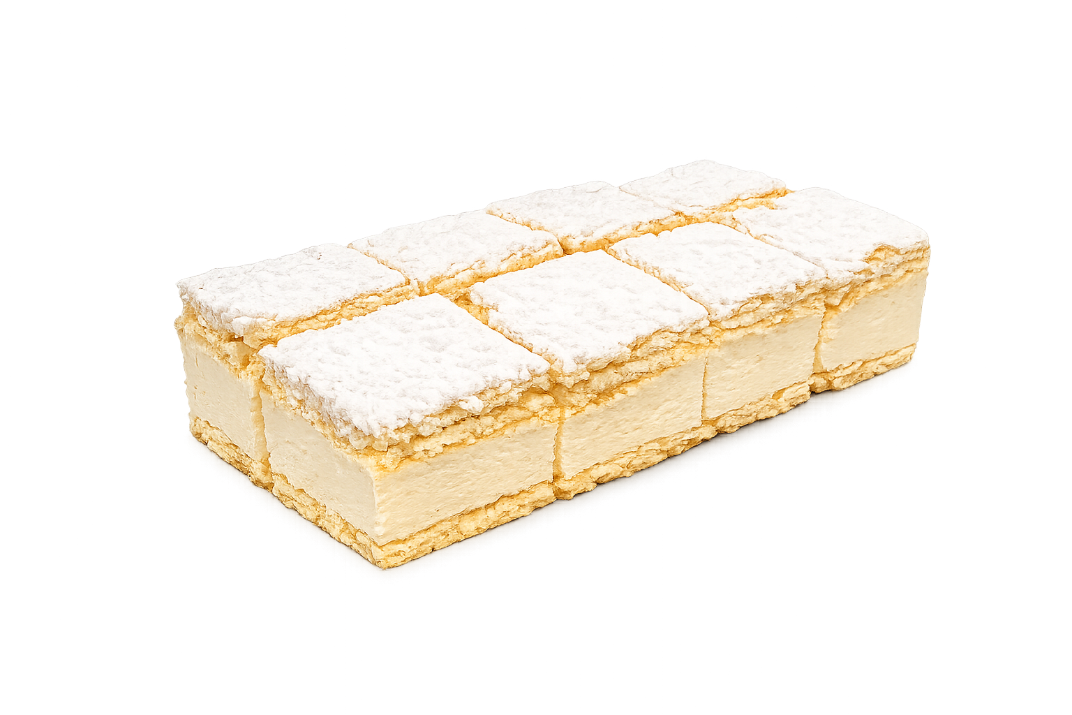 Flaky Custard Cake