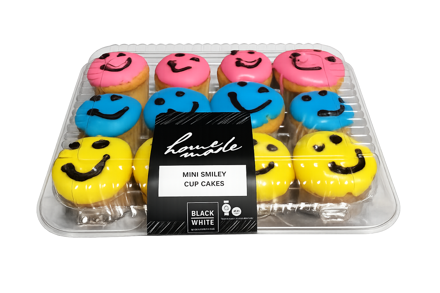 Mini Smiley Cup Cakes Mix