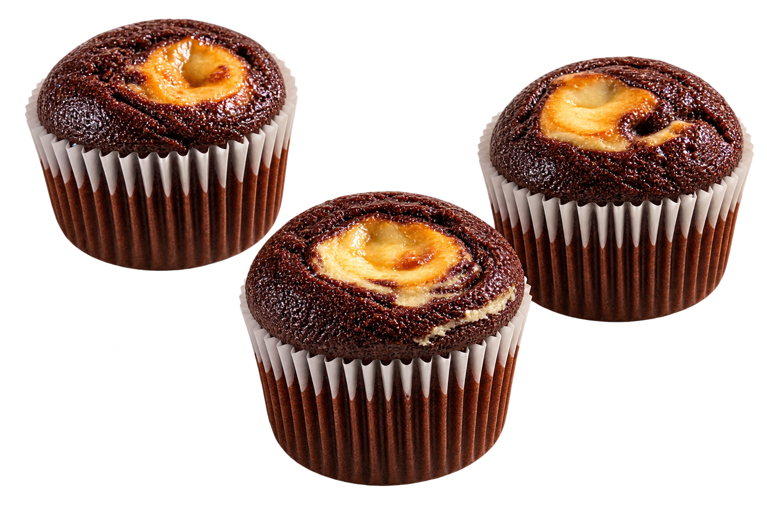 Mini Brownie Cheese Muffins 18pcs