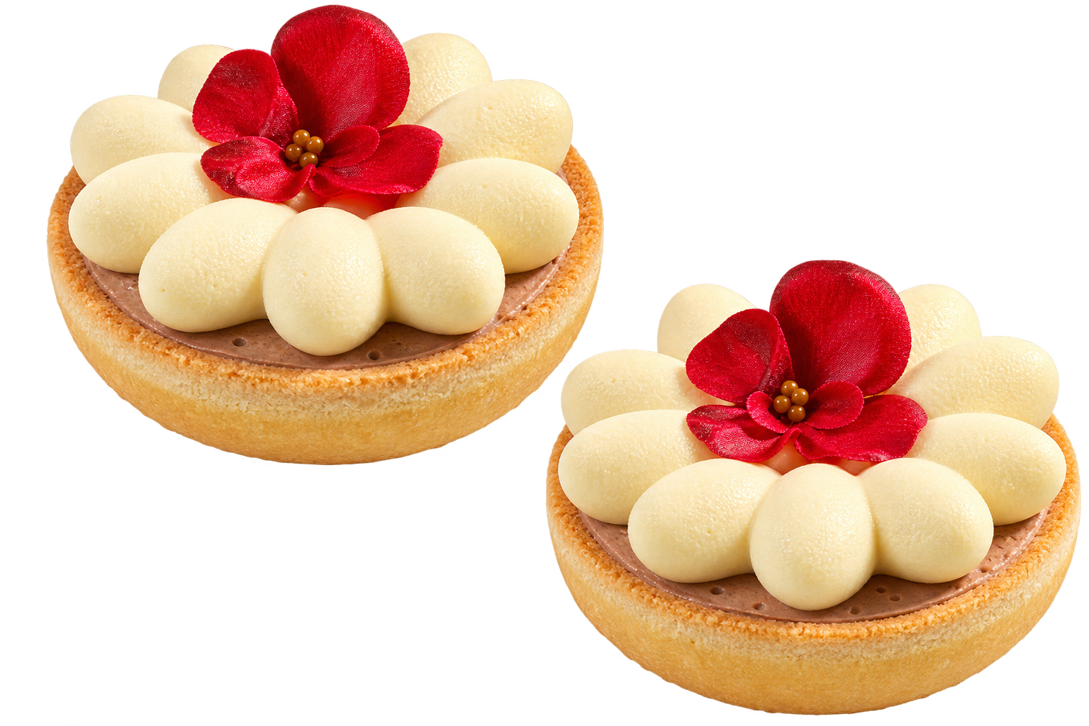 Flower Cheese Tarts 6pcs