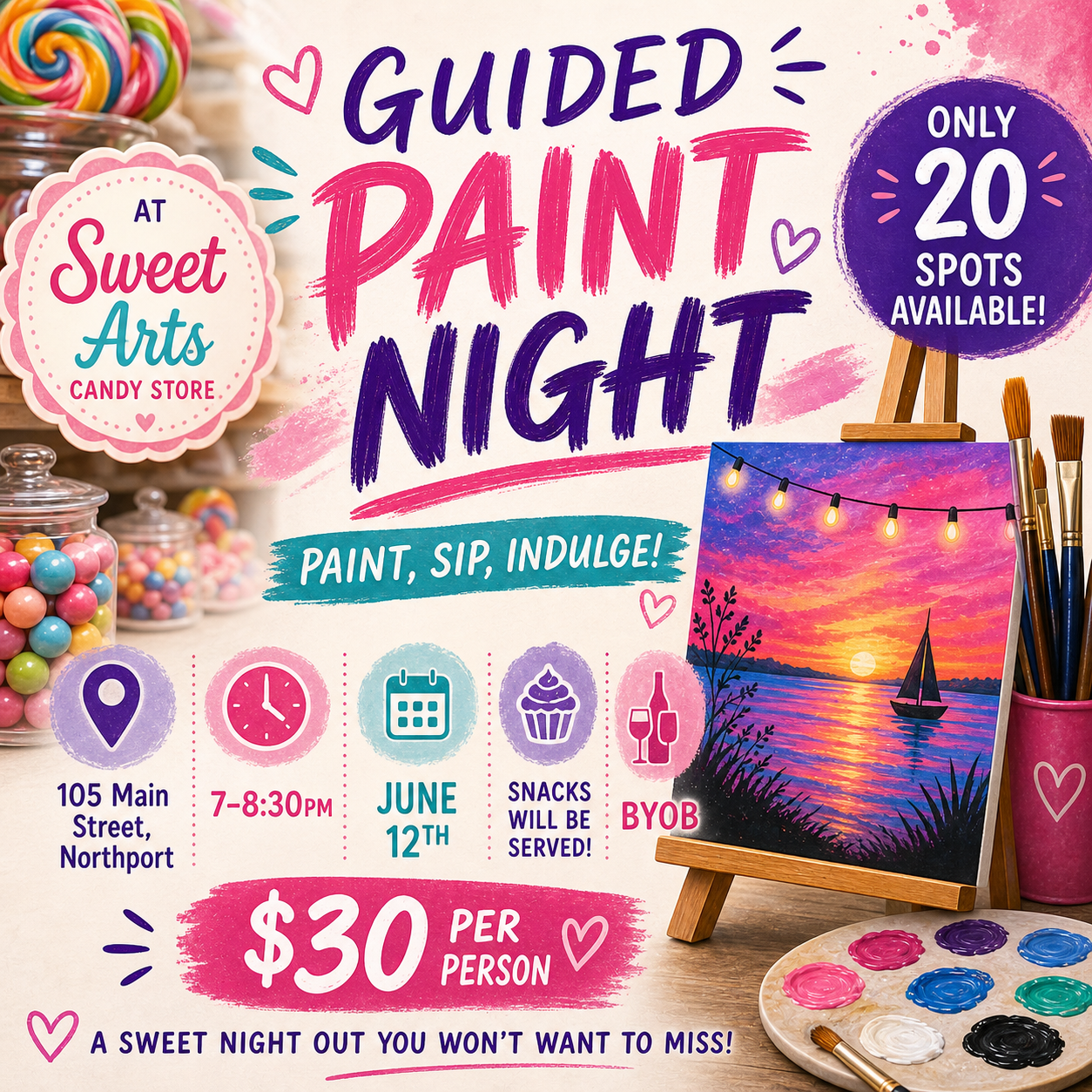 Guided Paint Night