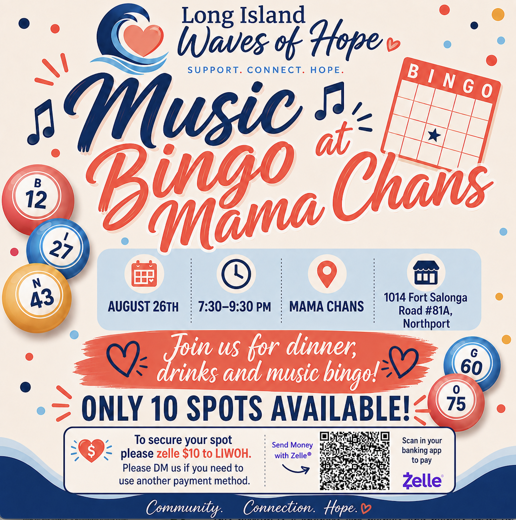 Music Bingo Night! 