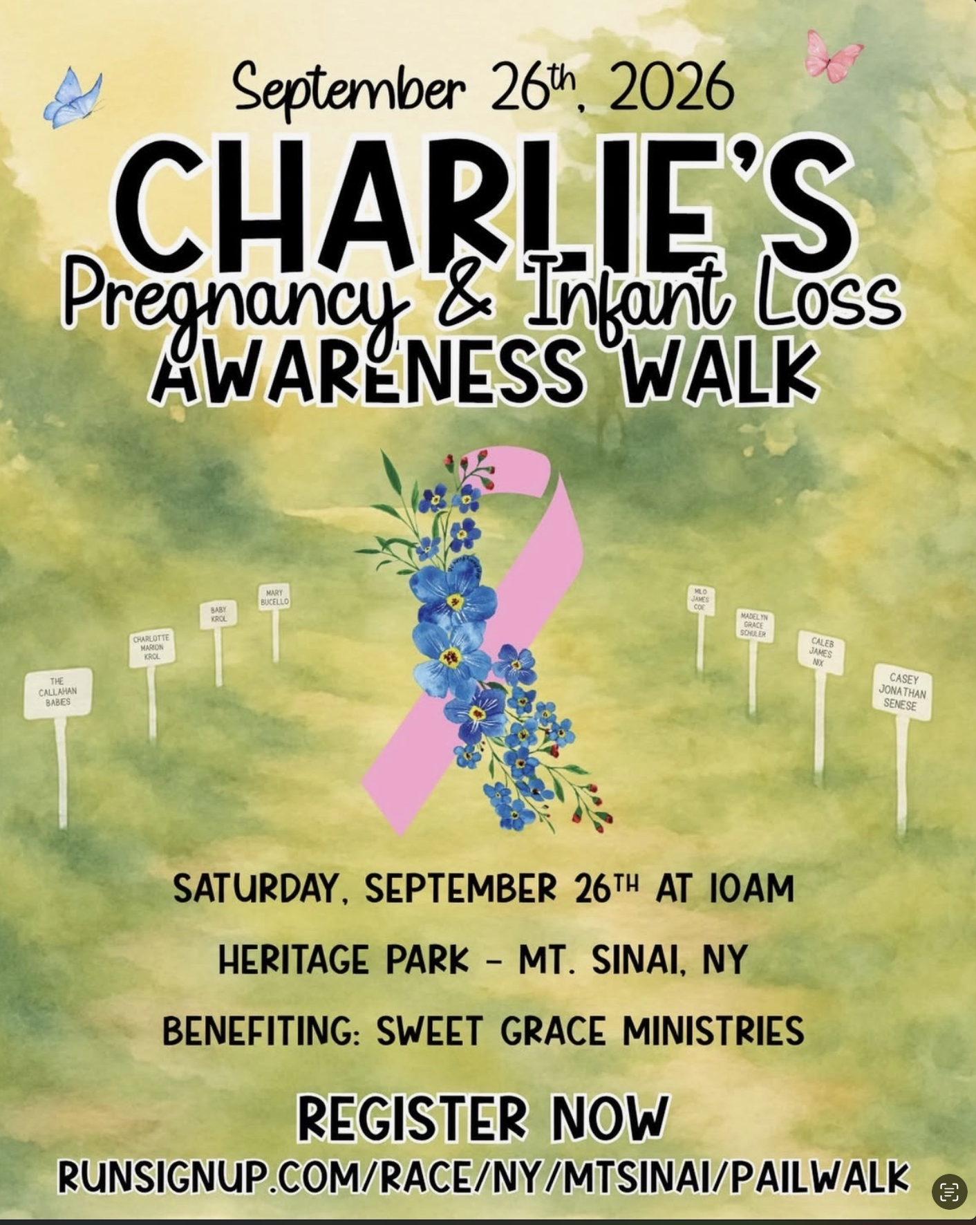 Charlie's Pregnancy and Infant Loss Awareness Walk