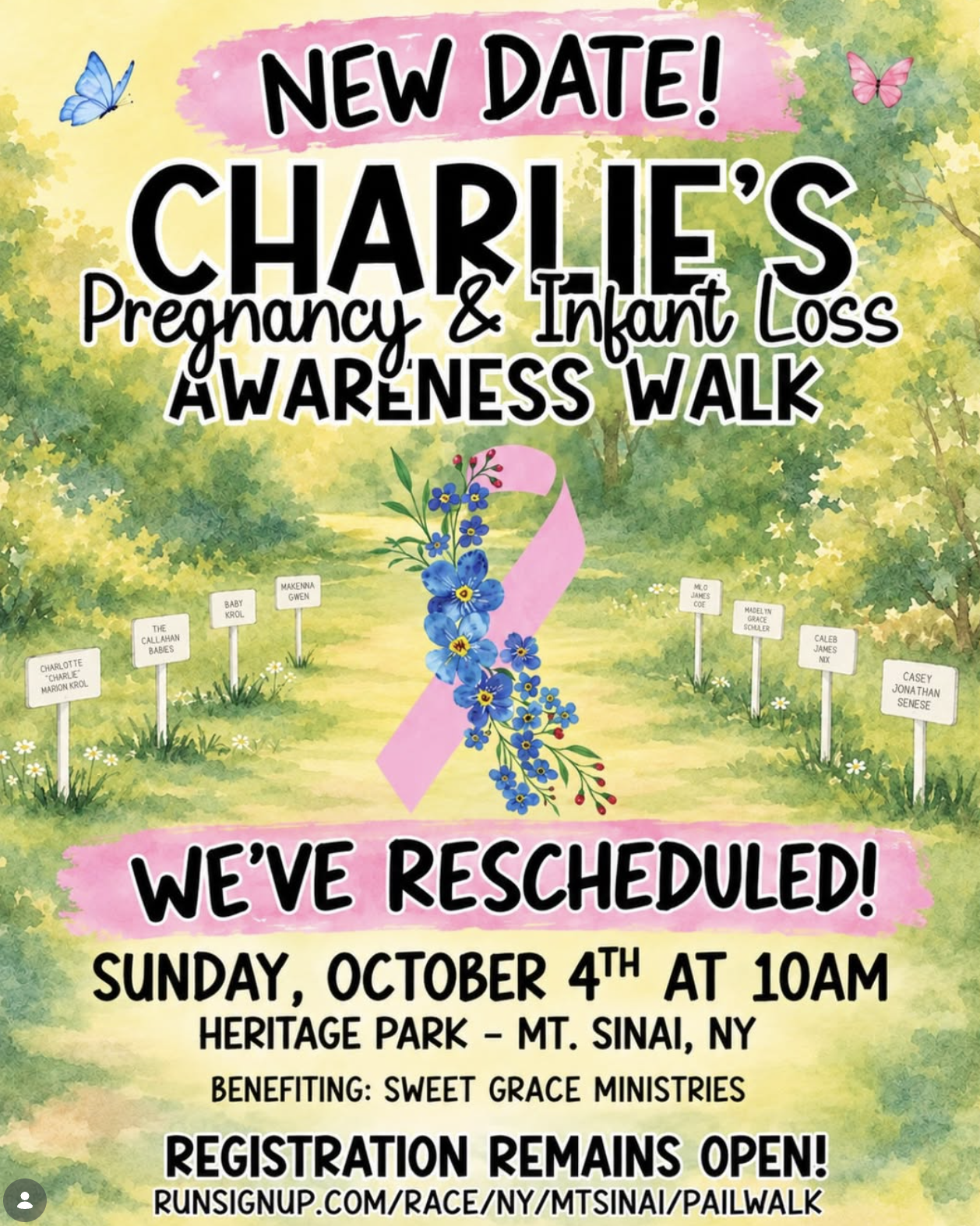 Charlie's Pregnancy and Infant Loss Awareness Walk