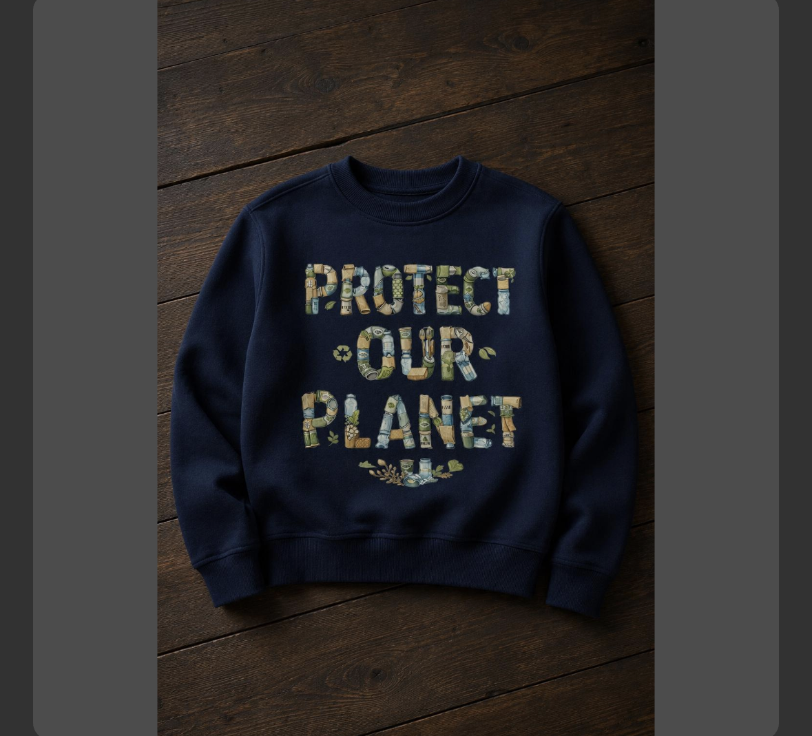 Organic Cotton Toddler Sweatshirt