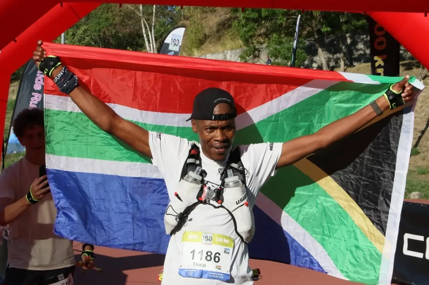 6TH PLACE, SWISS ALPS 100

Massive congratulations to Thato Kabeli on an outstanding 6th place finish out of 407 runners at the Swiss Alps 100 Endurance Run in Fiesch. 100km, 6,250m of climbing, through the shadow of the Aletsch Glacier.

This wasn't