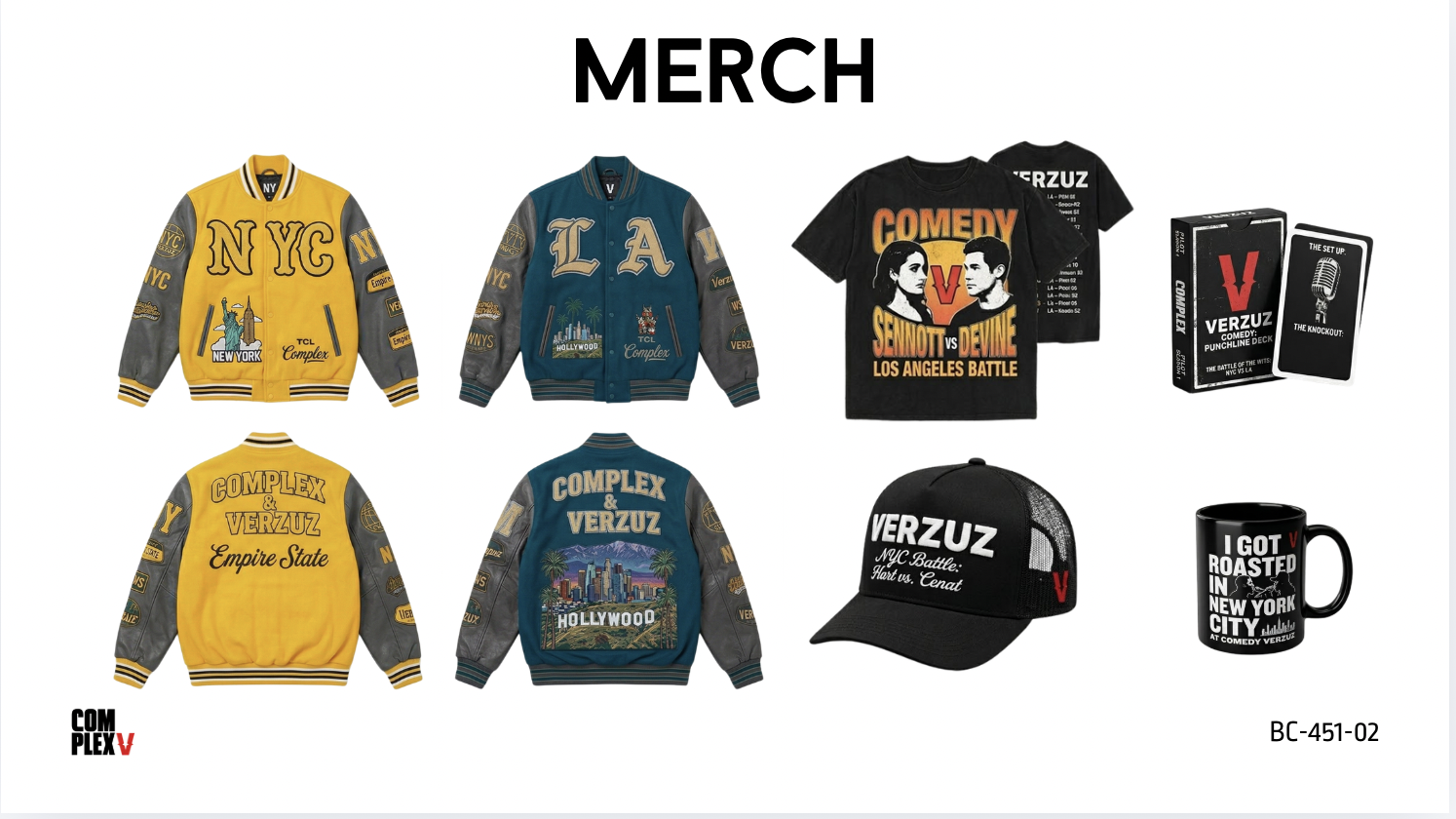 Complex Verzuz Merch Mock up