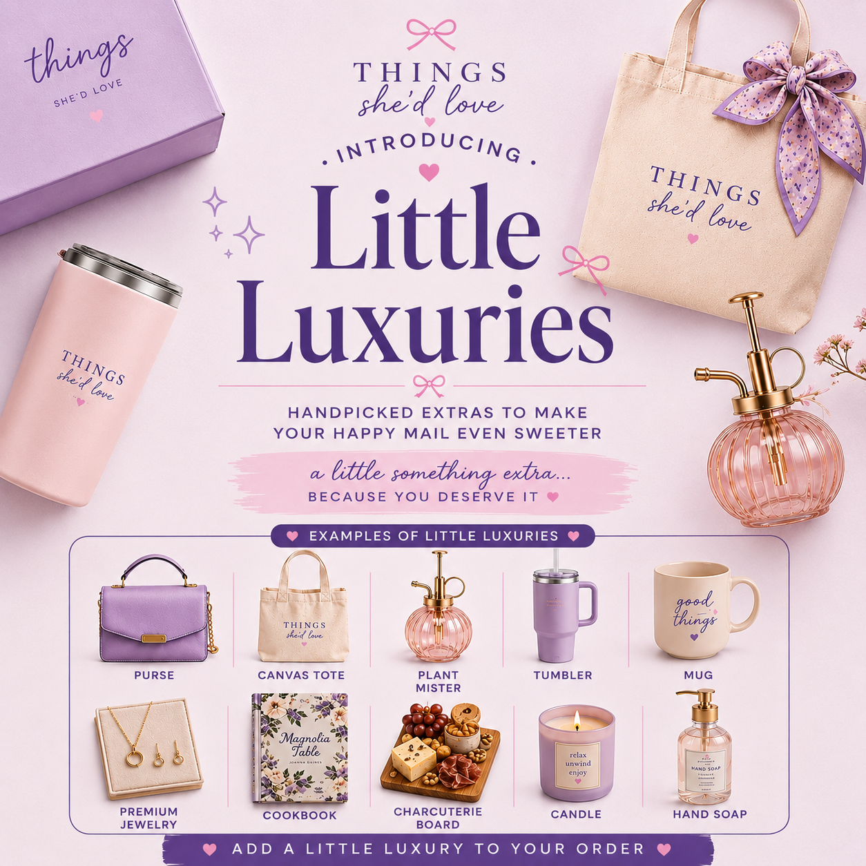 Add 1 Little Luxury