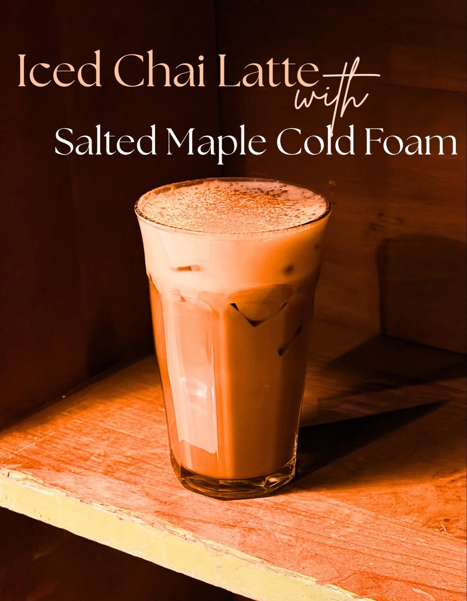 Oh come on, what&rsquo;s more fall coded than salted maple and chai?? Our house made cold foam with @madhrasichai Saffron Chai is a necessary combo&hellip;

#saltedmaplechai #chailatte #fallspecials #coffeeshop #roastery