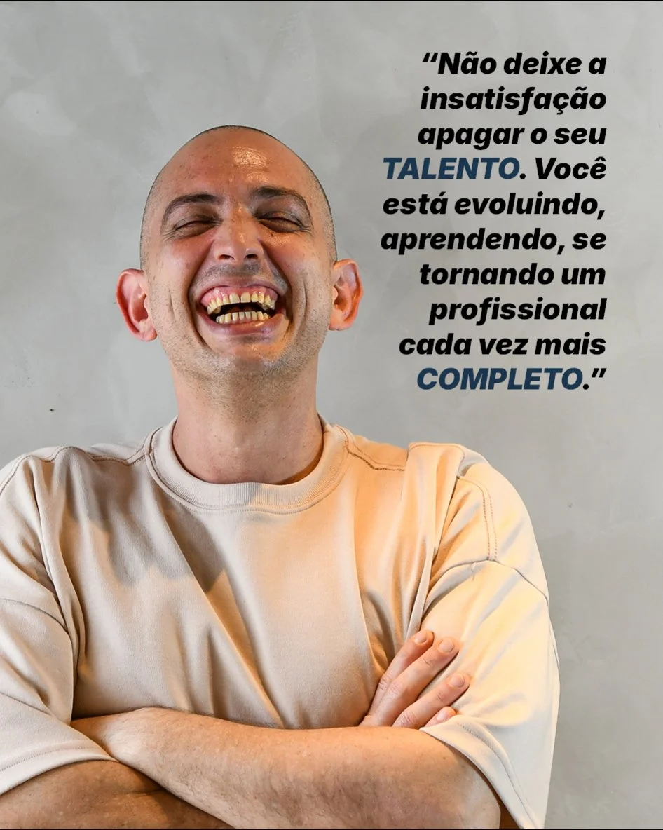 Nem sempre a evolu&ccedil;&atilde;o acontece na velocidade que voc&ecirc; gostaria. Em alguns momentos, voc&ecirc; vai se sentir frustrado e at&eacute; desvalorizado.

Mas n&atilde;o confunda processo com falta de talento. Continue praticando, estuda