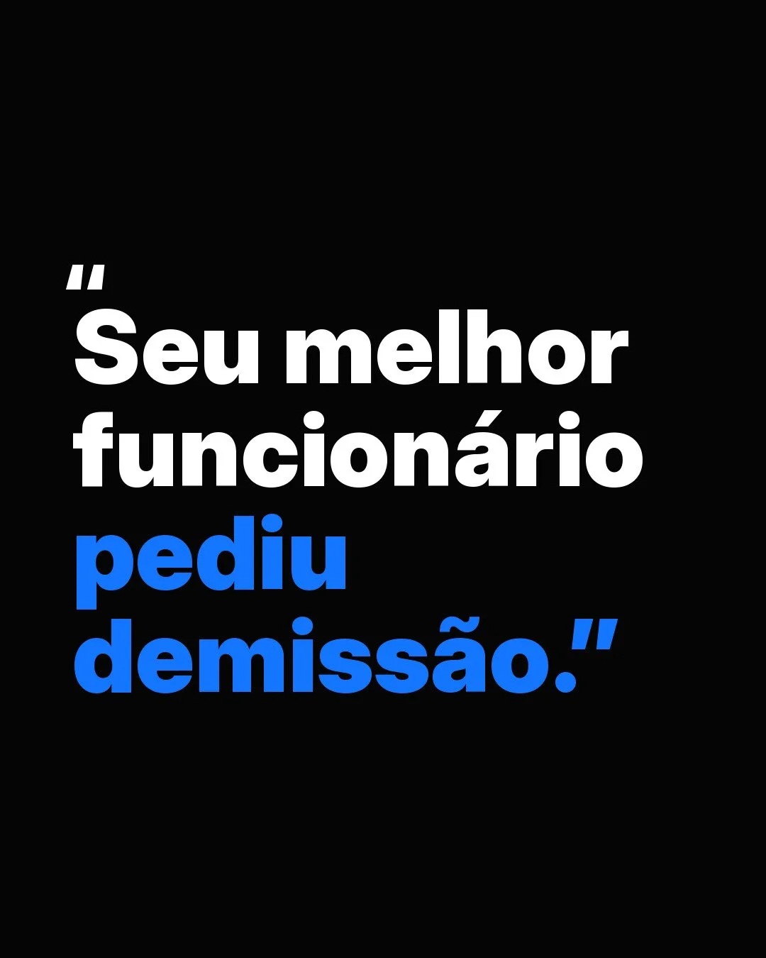 Seu melhor funcion&aacute;rio dificilmente decidiu ir embora de um dia para o outro.

Antes do pedido de demiss&atilde;o, vieram os desgastes acumulados, as conversas que n&atilde;o aconteceram, a falta de reconhecimento, a inseguran&ccedil;a e os pr