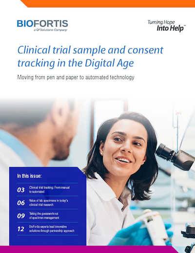 BioFortis clinical trial magazine cover — content strategy by Alissa Paolella