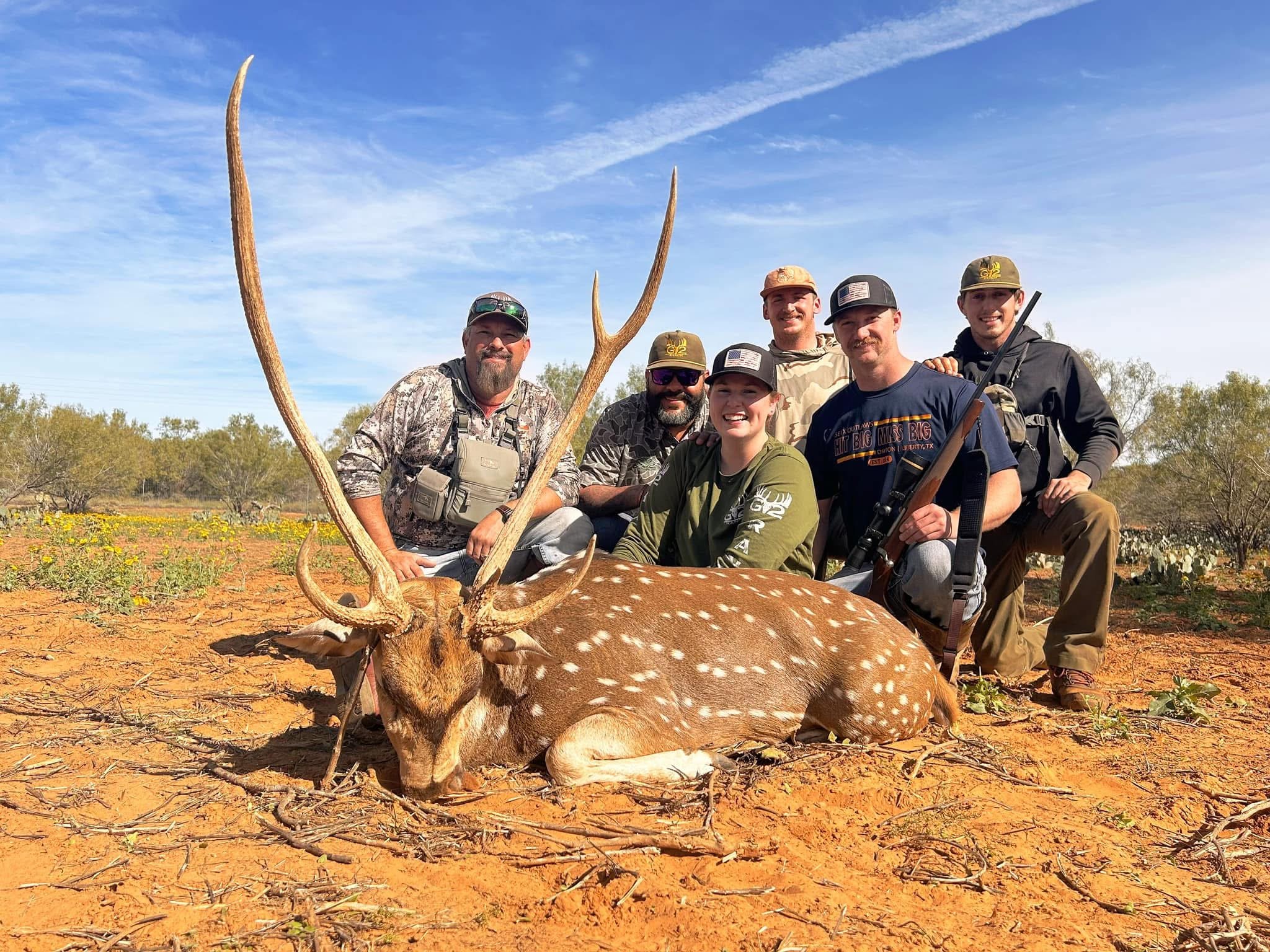 Axis Buck Non Typical Deer Hunt G2 Ranch Hunting Exotic Exotics.JPG