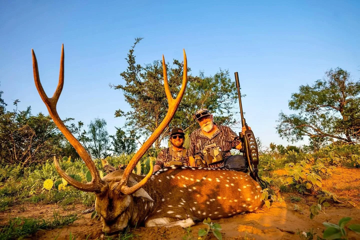 Axis Buck Hunt Texas G2 Ranch Deer Exotics Exotic.JPG