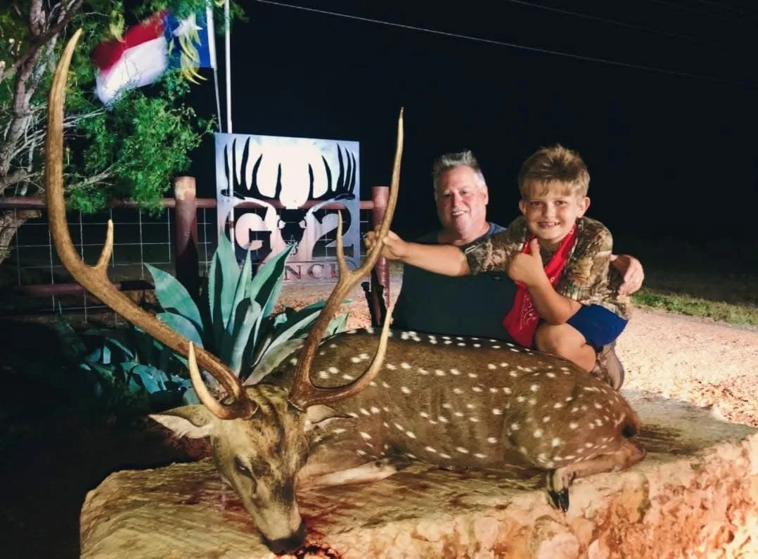 Axis Hunt Texas Trophy Hunting Youth G2 Ranch Exotic Exotics.JPG