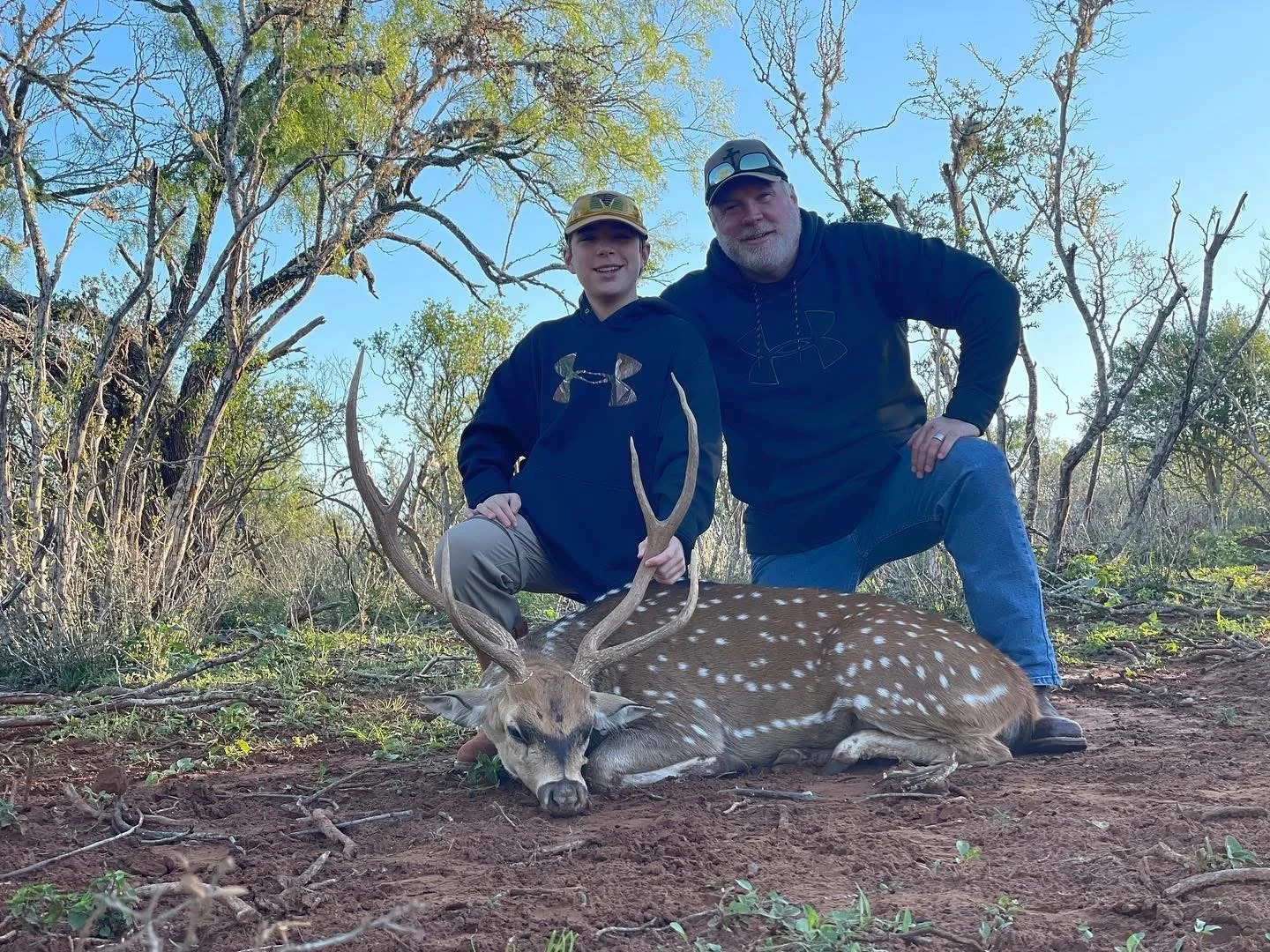Axis Buck Deer G2 Ranch Texas Exotic Exotics Hunting Youth.JPG