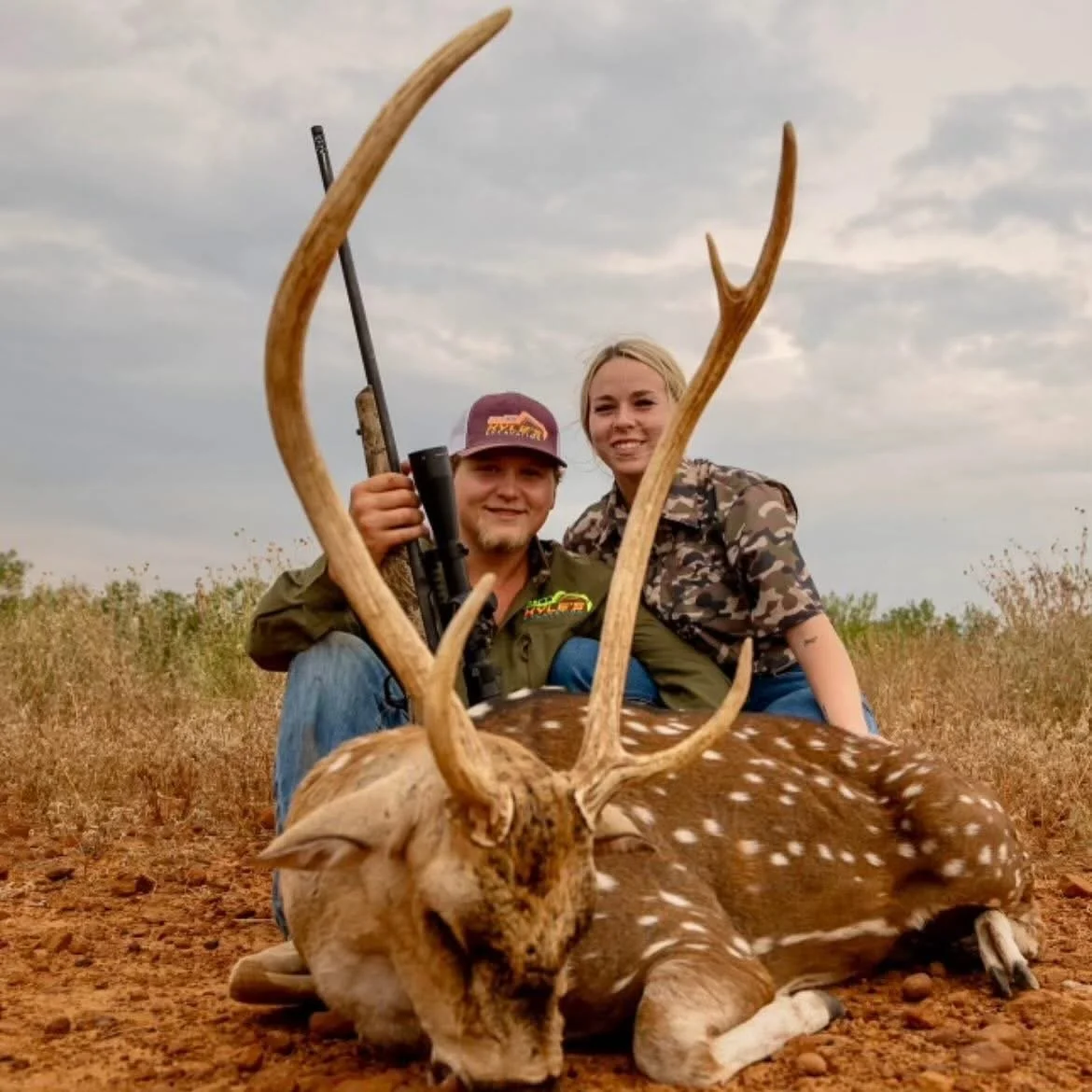 Axis Buck Texas Hunting G2 Ranch Exotic Exotics Hunt.JPG