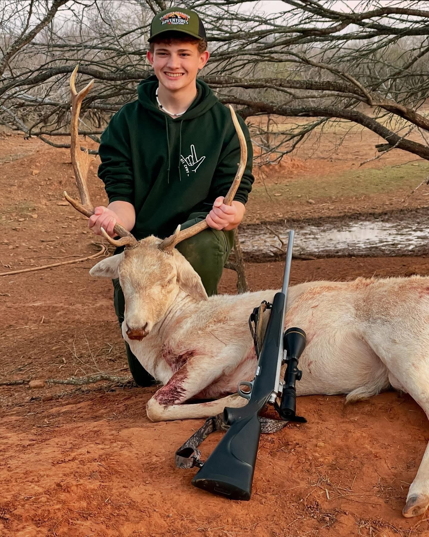 Fallow Buck Youth Hunt G2 Ranch Texas Exotic Hunting.JPG