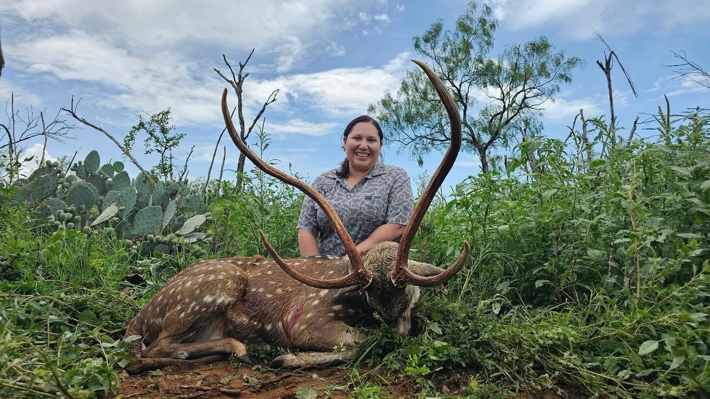 Axis Buck Texas Hunt Non Typical G2 Ranch Exotic Hunting.JPG