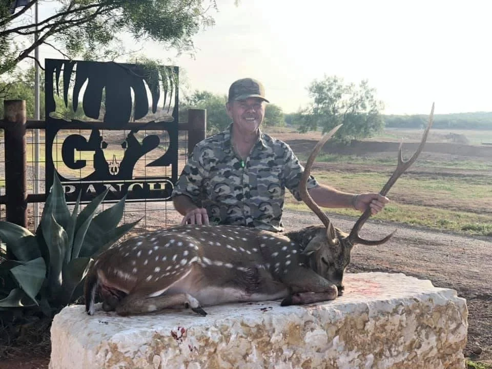 Axis Buck Deer Trophy Hunt G2 Ranch Exotics Exotic Hunting.JPG