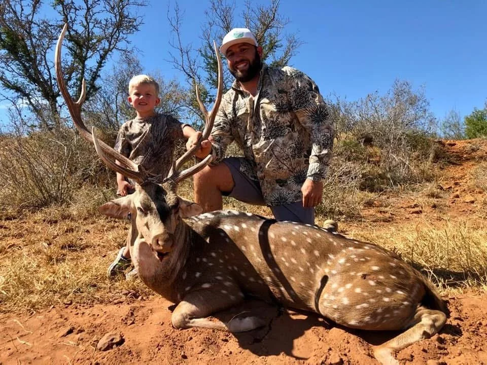 Axis Youth Buck Deer Hunt Texas G2 Ranch Hunting Exotic Exotics.JPG