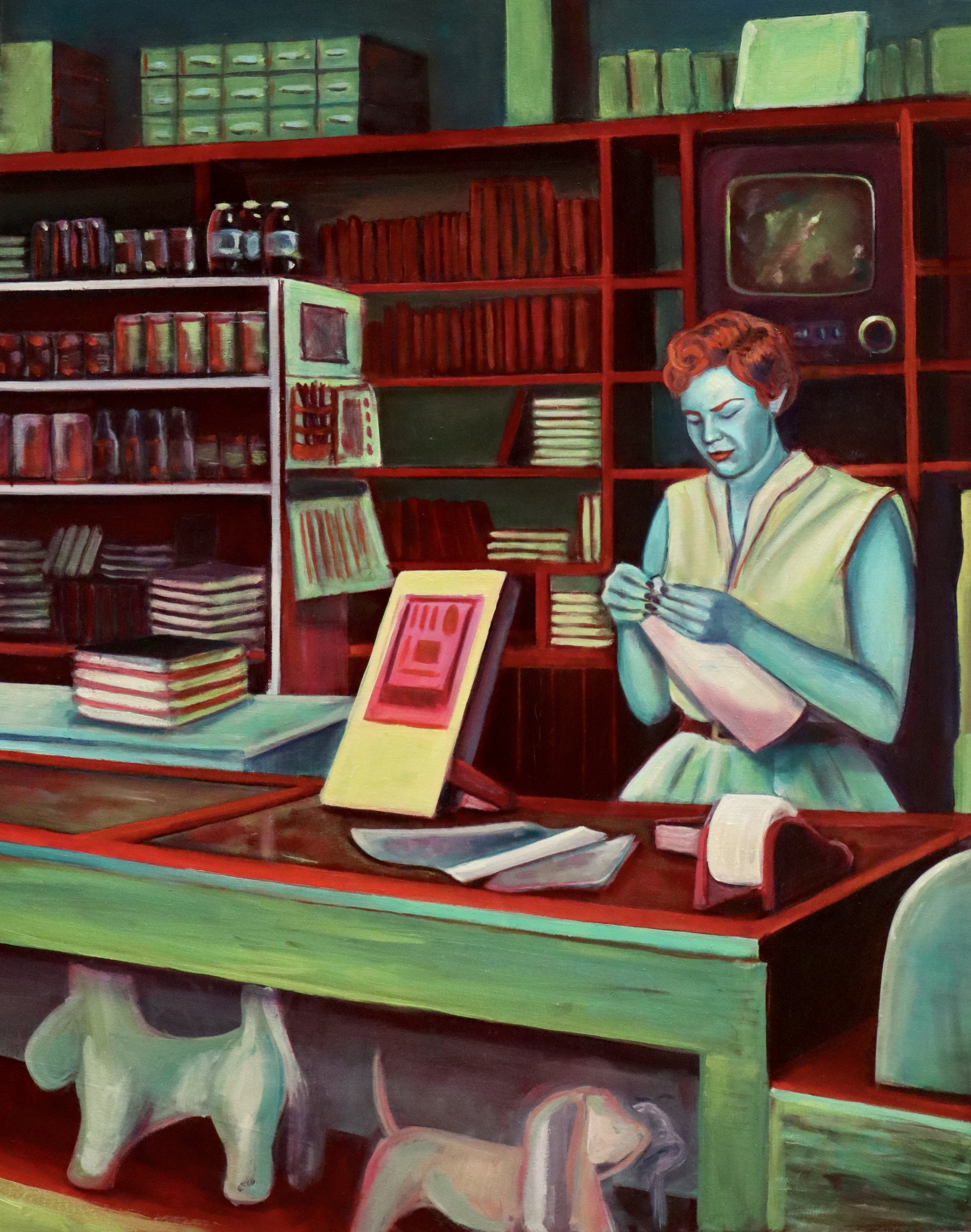 The Bookstore
24"x36"
Oil on canvas
2025
