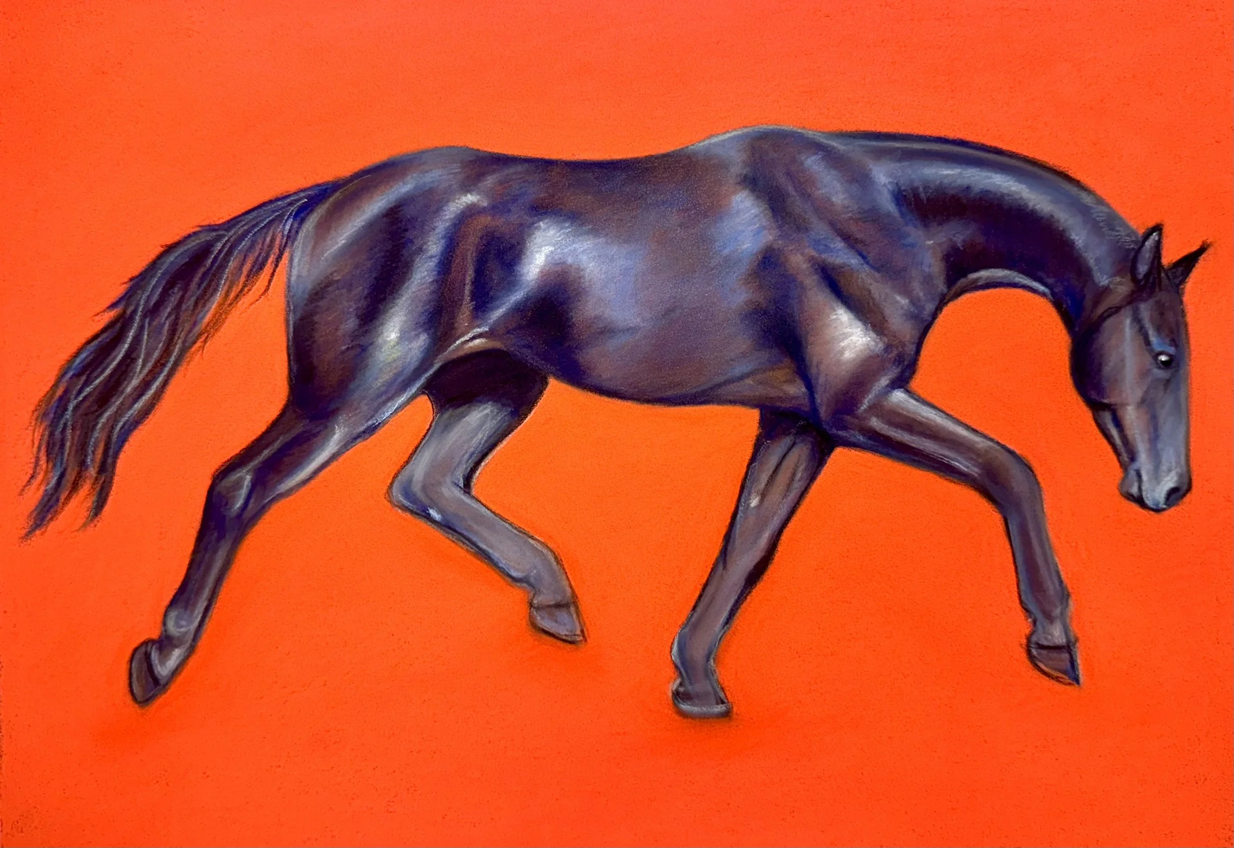Year of the Horse
11"x8.5"
Pastel on pastelmat 
2026