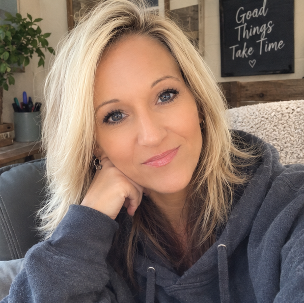 Rhonda of Square One Solutions working at her desk
