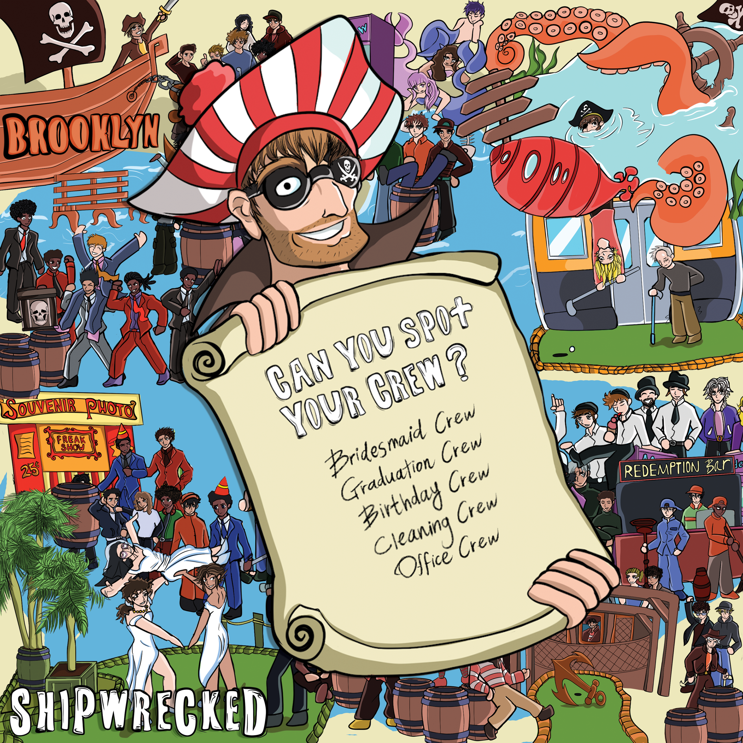Find your Crew: Shipwrecked